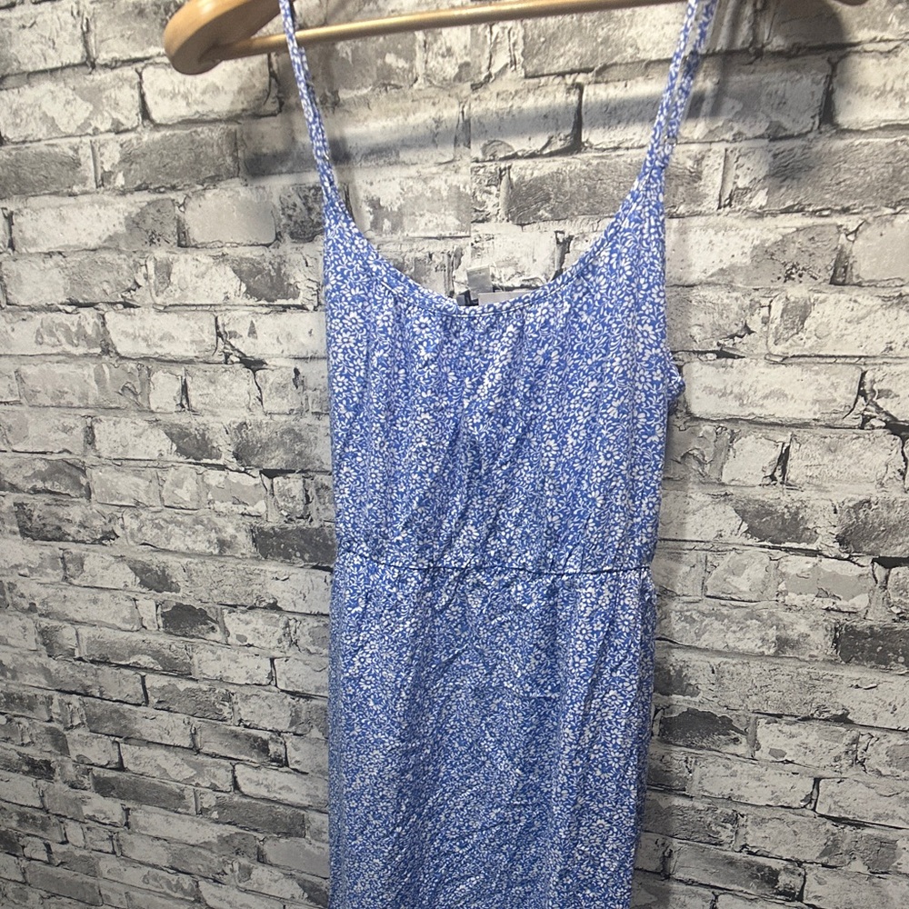 NWT J. Crew Blue Midi Dress Size 6 - Picture 2 of 15